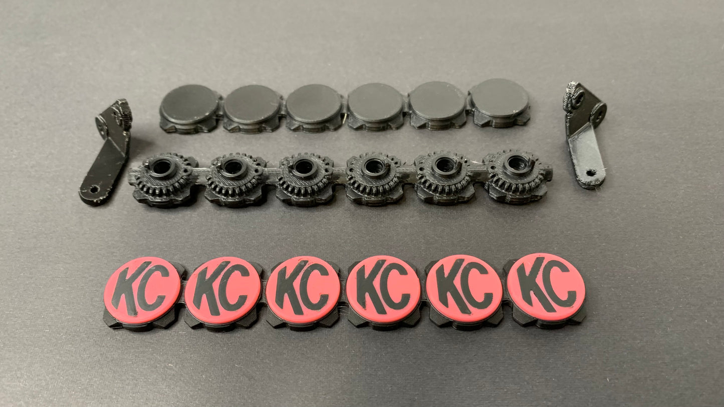 Light Bar for the Vanquish H10 Optic, 3D Printed Parts, Knight Customs Designs
