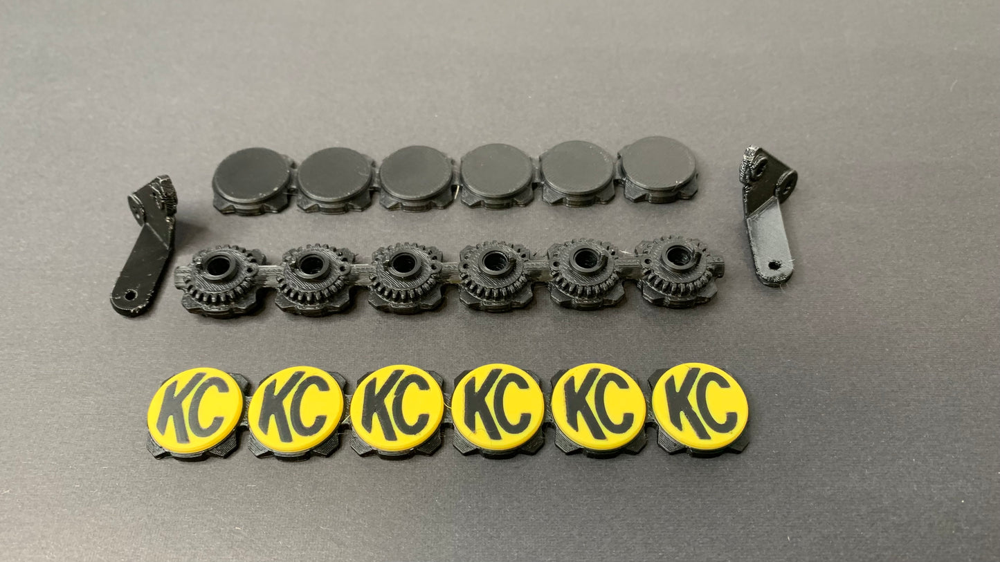 Light Bar for the Vanquish H10 Optic, 3D Printed Parts, Knight Customs Designs