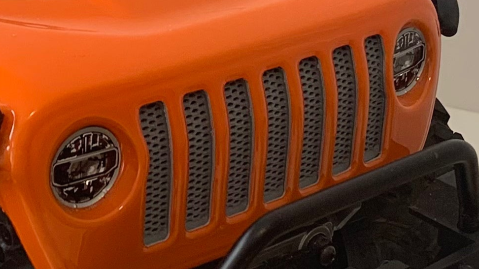 Grill for SCX10 III Jeep JLU Body, 1 Piece, 3D Printed Part, Knight Customs Design