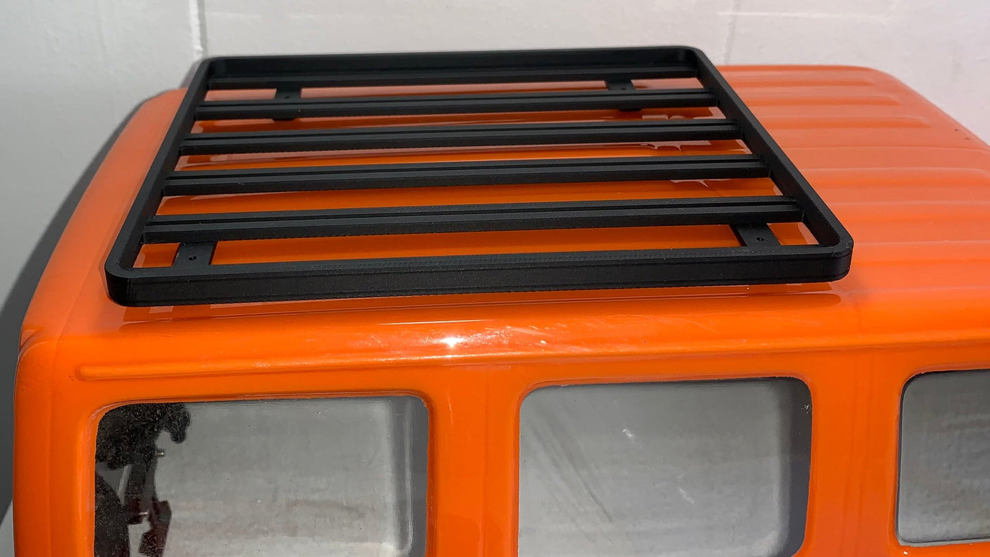 Roof Rack for SCX10 III Jeep JLU Body, 1 Piece, 3D Printed Part, Knight Customs Design