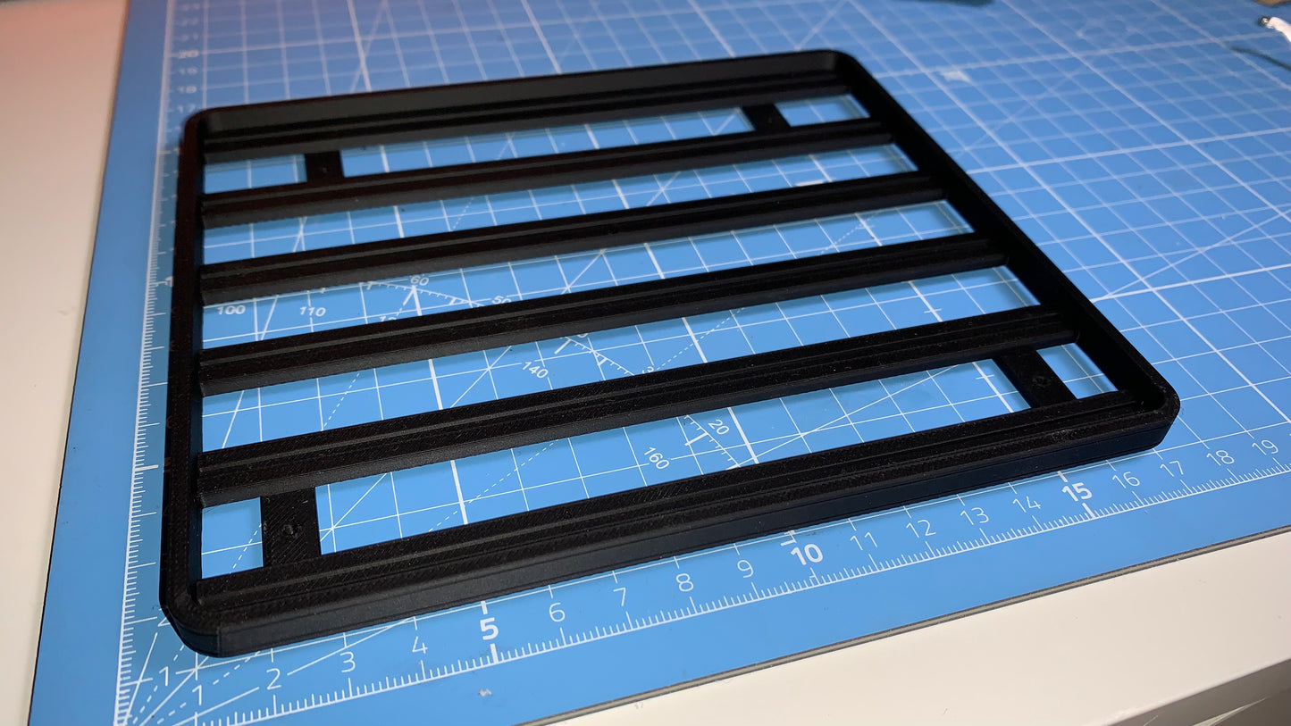 Roof Rack for SCX10 III Jeep JLU Body, 1 Piece, 3D Printed Part, Knight Customs Design