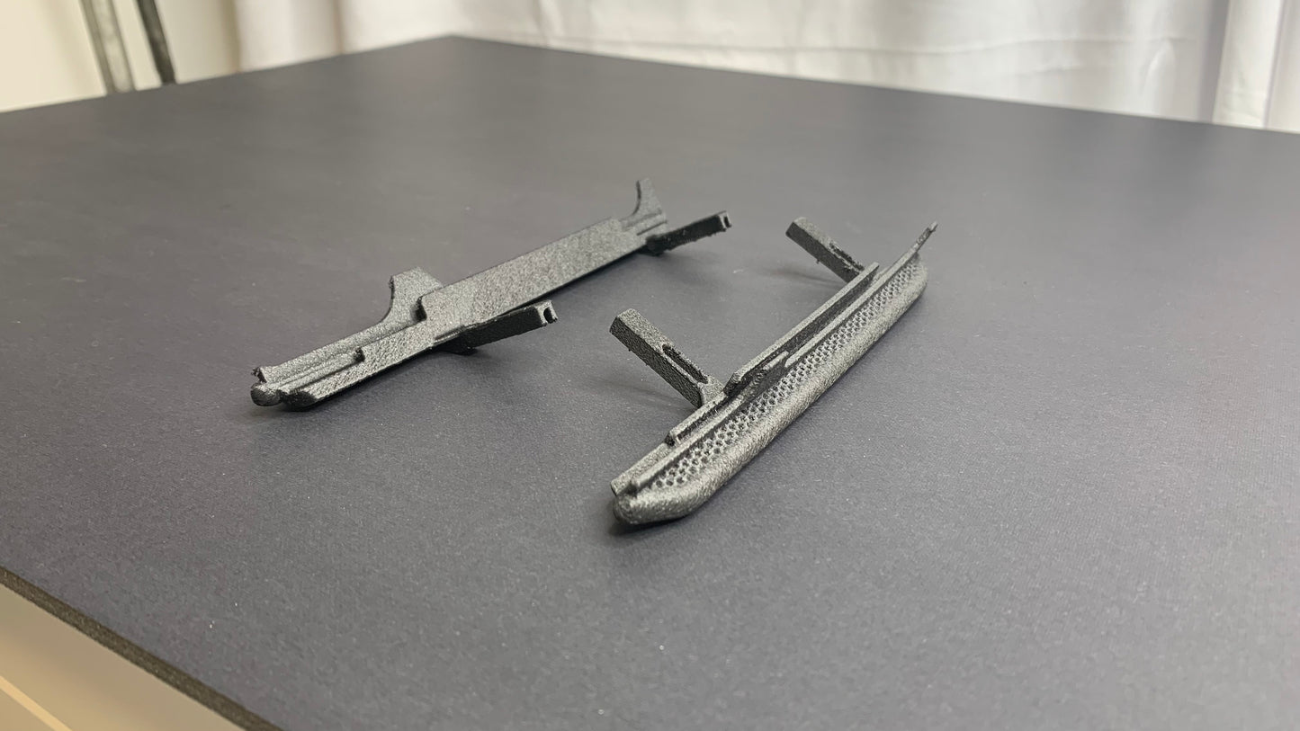 Rock Sliders for SCX10 III Jeep JLU Body, 2 Pieces, 3D Printed Parts, Knight Customs Design