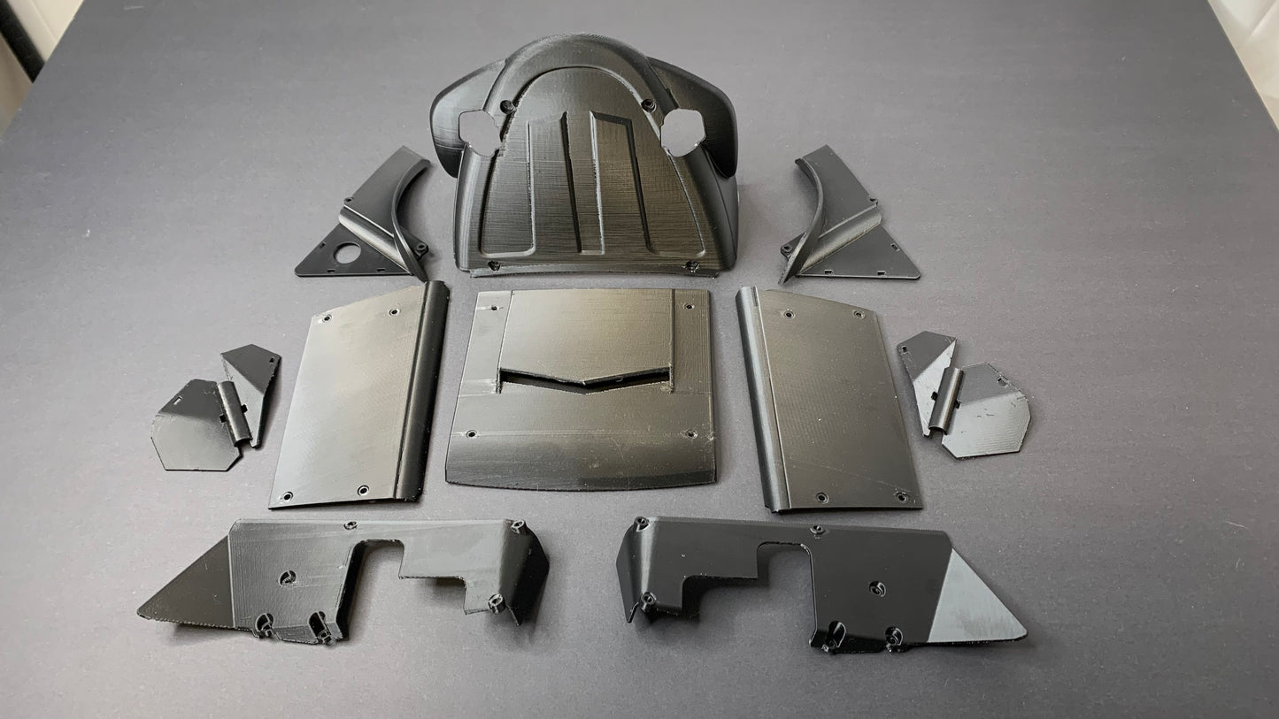 Terra Bug Body Panels for the Vanquish H10 Optic, 3D Printed Parts, Knight Customs Designs