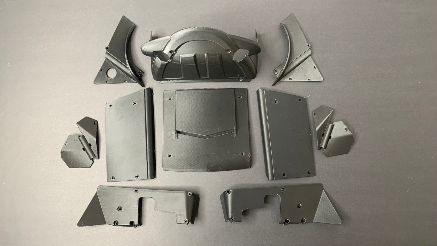 Terra Bug Body Panels for the Vanquish H10 Optic, 3D Printed Parts, Knight Customs Designs