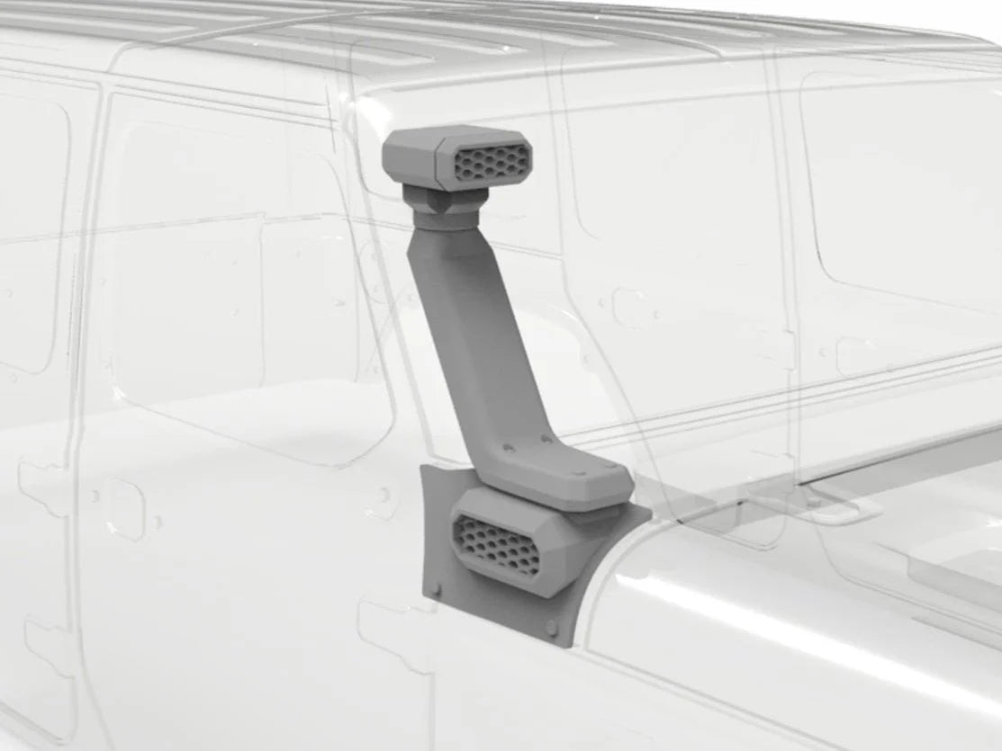 AmFib Snorkel for SCX10 III Jeep JLU Body, 1 Piece, 3D Printed Part, Knight Customs Design